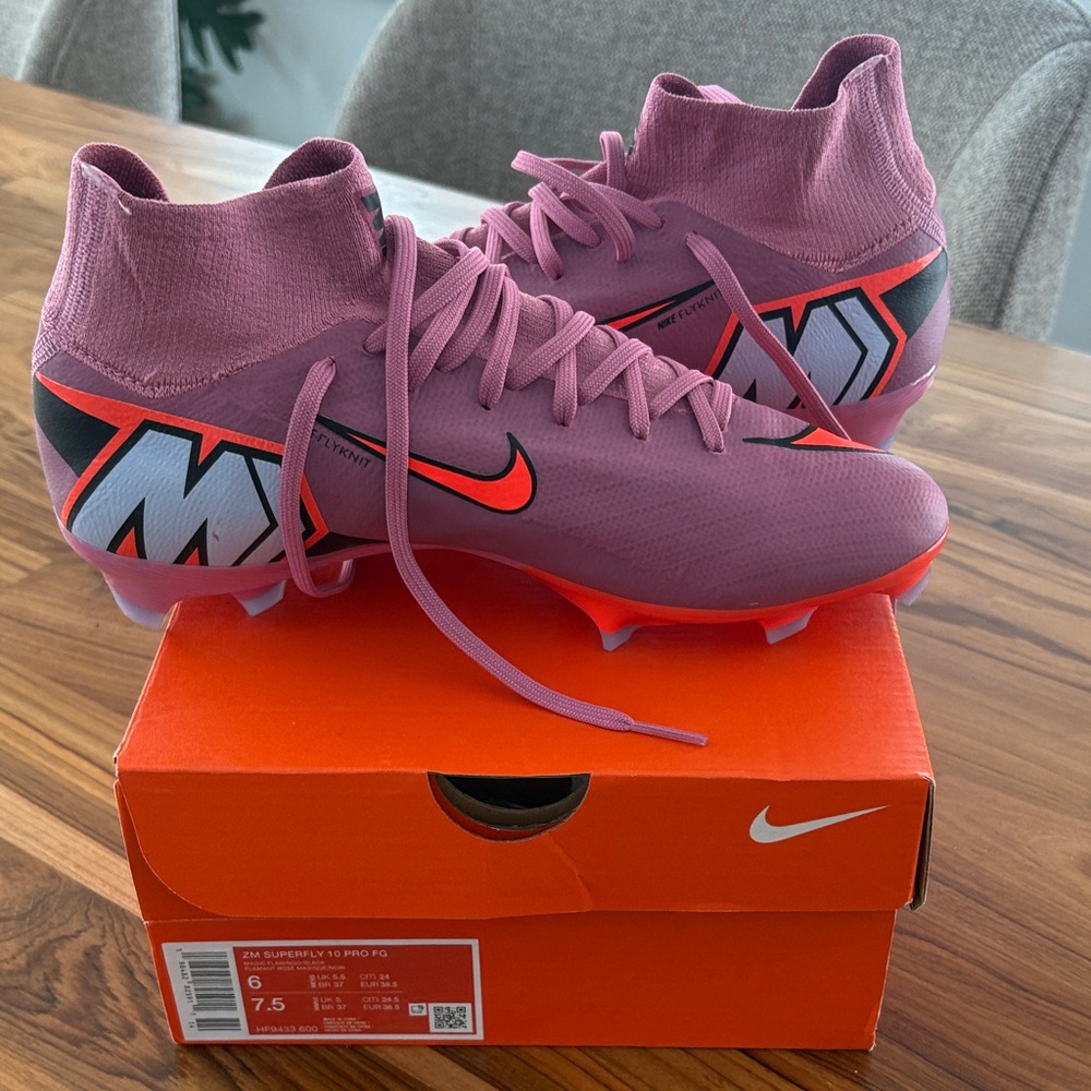 Nike Mercurial Superfly 10 Pro FG Soccer Cleats Women’s Sz 7.5/Men’s size 6. NIB